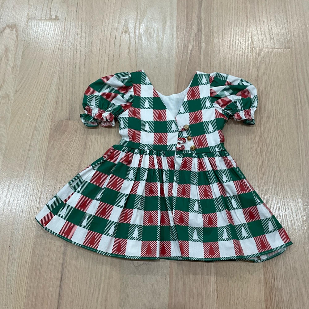 Toddler Christmas Dress- The Grinch - Picture 2 of 7